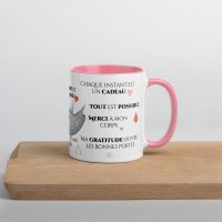 Tasse “Amour & Gratitude” – Le cœur en éveil, dès le matin – Image 6