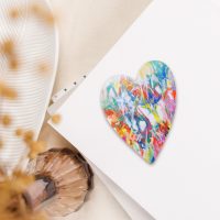 💖 Cœur « Tumultude de couleurs »