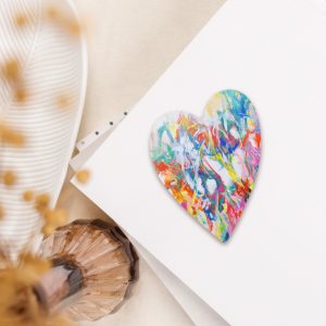 💖 Cœur « Tumultude de couleurs »